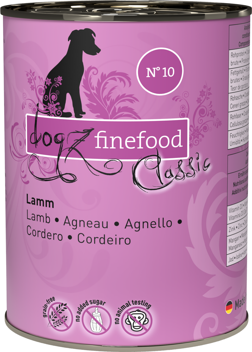 dogz finefood Classic No. 10 Lamm - 400 g