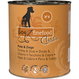 dogz finefood Classic No. 08 Pute und Ziege - 800 g