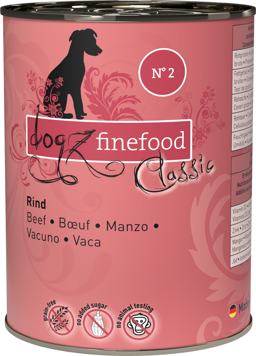 dogz finefood Classic No. 02 Rind - 400 g