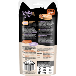 Lucky Ones Krunchy Krisps Huhn&Lachs - 60 g