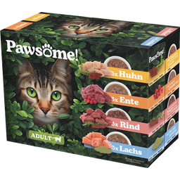 Pawsome! Adult Multipack 12 x 85 g - 1.020 g
