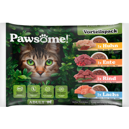 Pawsome! Adult Mixpack 4 x 85 g - 340 g