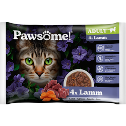 Pawsome! Adult Agnello - 4 x 85 g