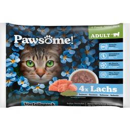 Pawsome! Adult Salmone - 4 x 85 g