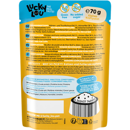 Extra Food Pouch Hühner-/Thunfischfilet in Broth - 70 g
