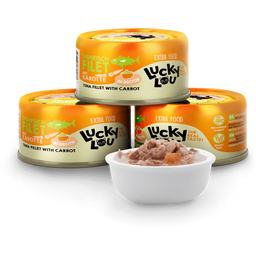 Lucky Lou Extra Food Thunfisch Karotte in Broth - 70 g