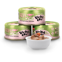 Lucky Lou Extra Food Thunfisch Gemüse in Broth - 70 g