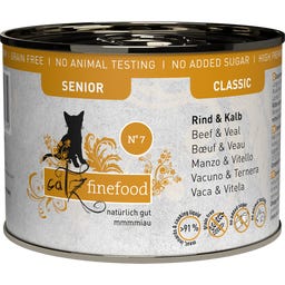 catz finefood Senior No. 07 Rind und Kalb - 200 g