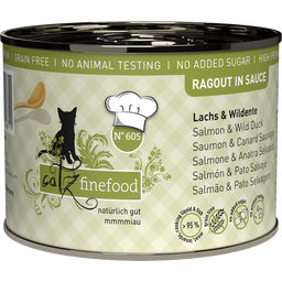 catz finefood Ragout No. 605 Lachs und Wildente - 190 g