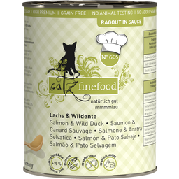 catz finefood Ragout No. 605 Lachs und Wildente - 380 g