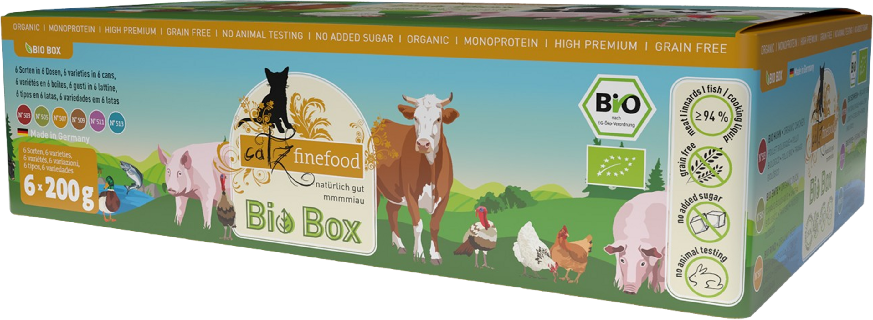 catz finefood Bio Multipack I – 6x200g