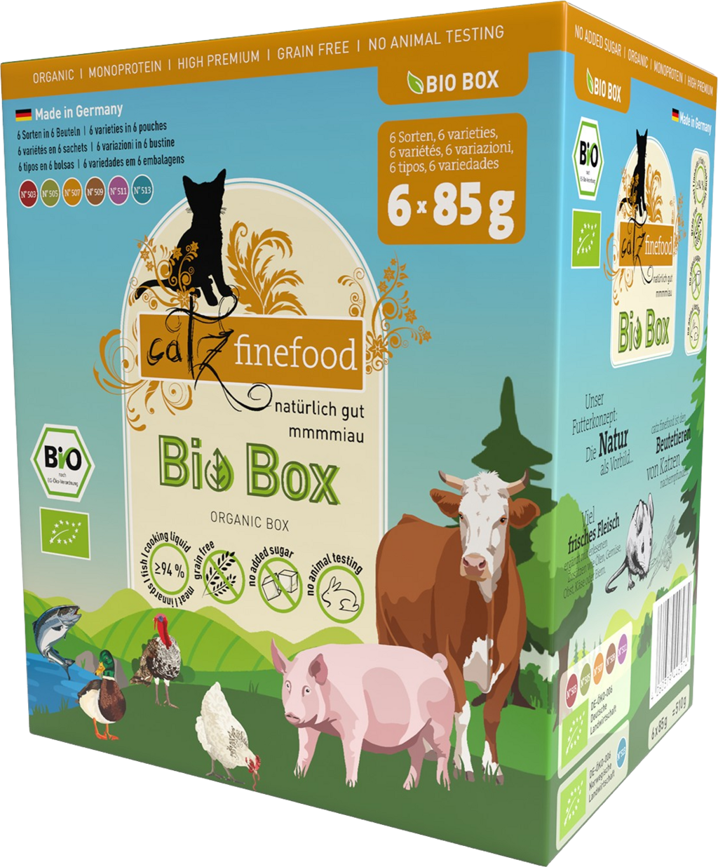 catz finefood Bio Multipack I – 6x85g