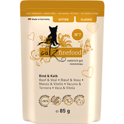 catz finefood Classic Kitten No. 07 Manzo e Vitello - 85 g