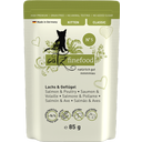 catz finefood Classic Kitten No.05 Salmone e Pollame - 85 g