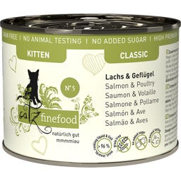 catz finefood Classic Kitten No.05 Lachs und Geflügel - 200 g