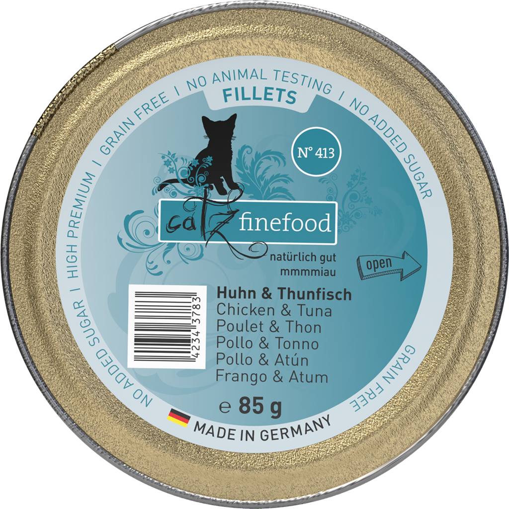 Fillets N°413 Huhn und Thunfisch, 85 g