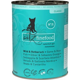 Catz finefood Classic No. 21 Vilt och Kungsfisk - 400 g