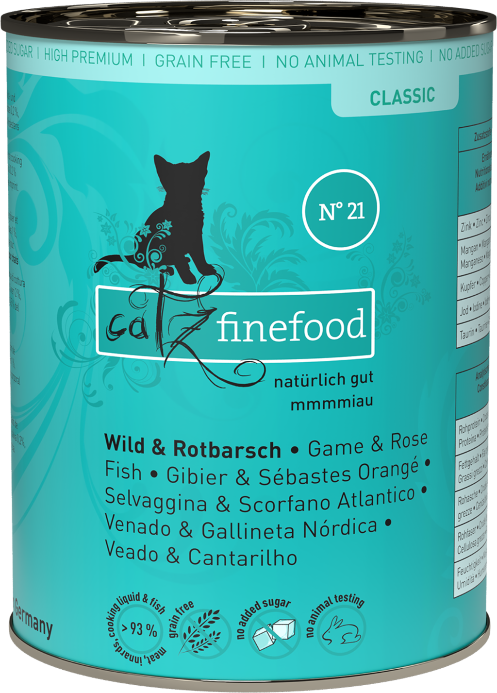 catz finefood Classic No. 21 Wild und Rotbarsch - 400 g