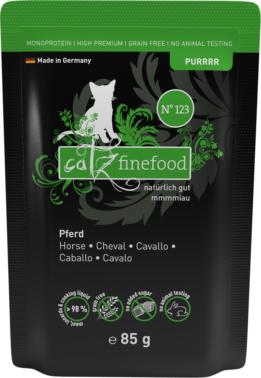 catz finefood Purrrr No. 123 Pferd Pouch