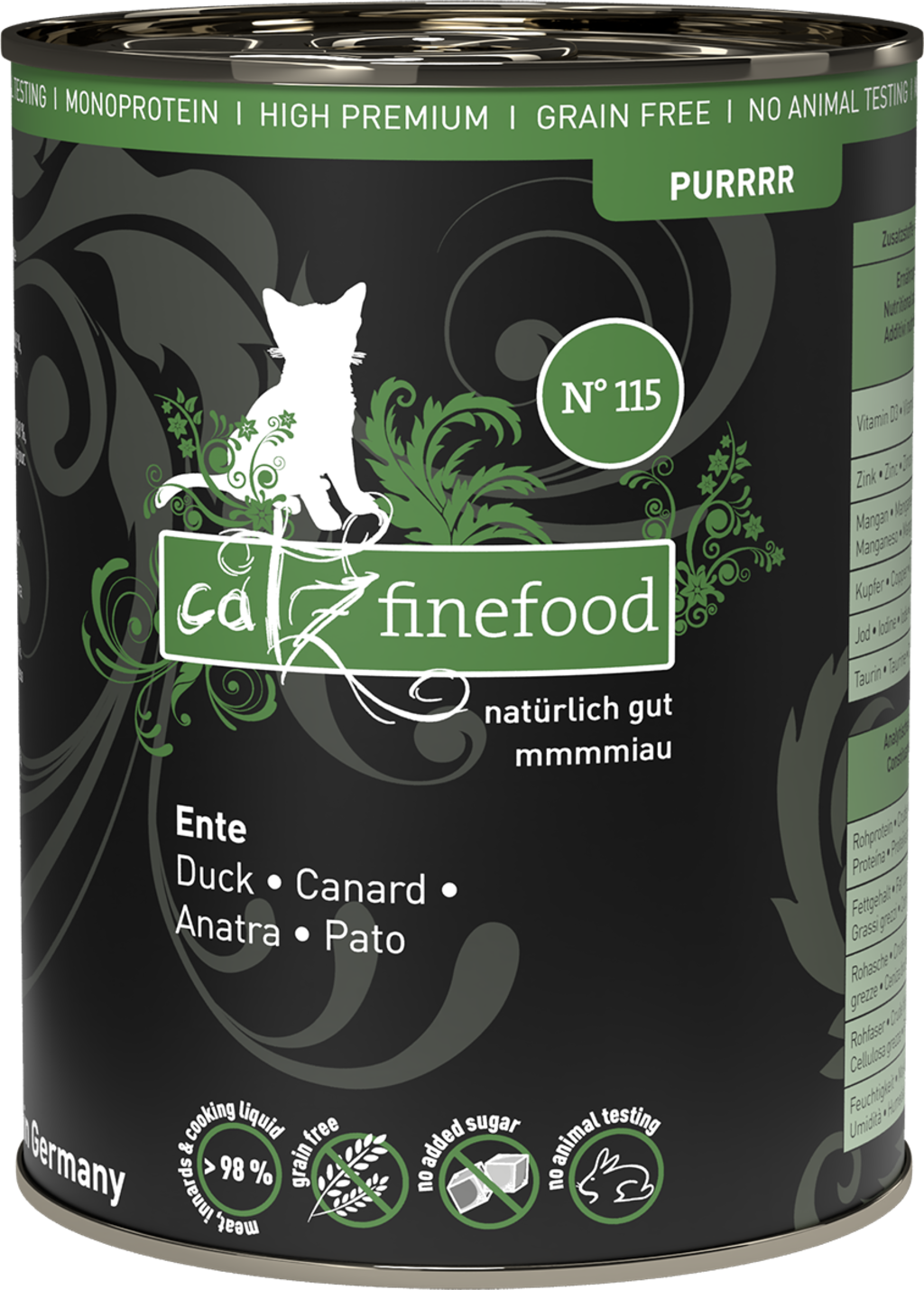 catz finefood Purrrr No. 115 Ente - 400 g