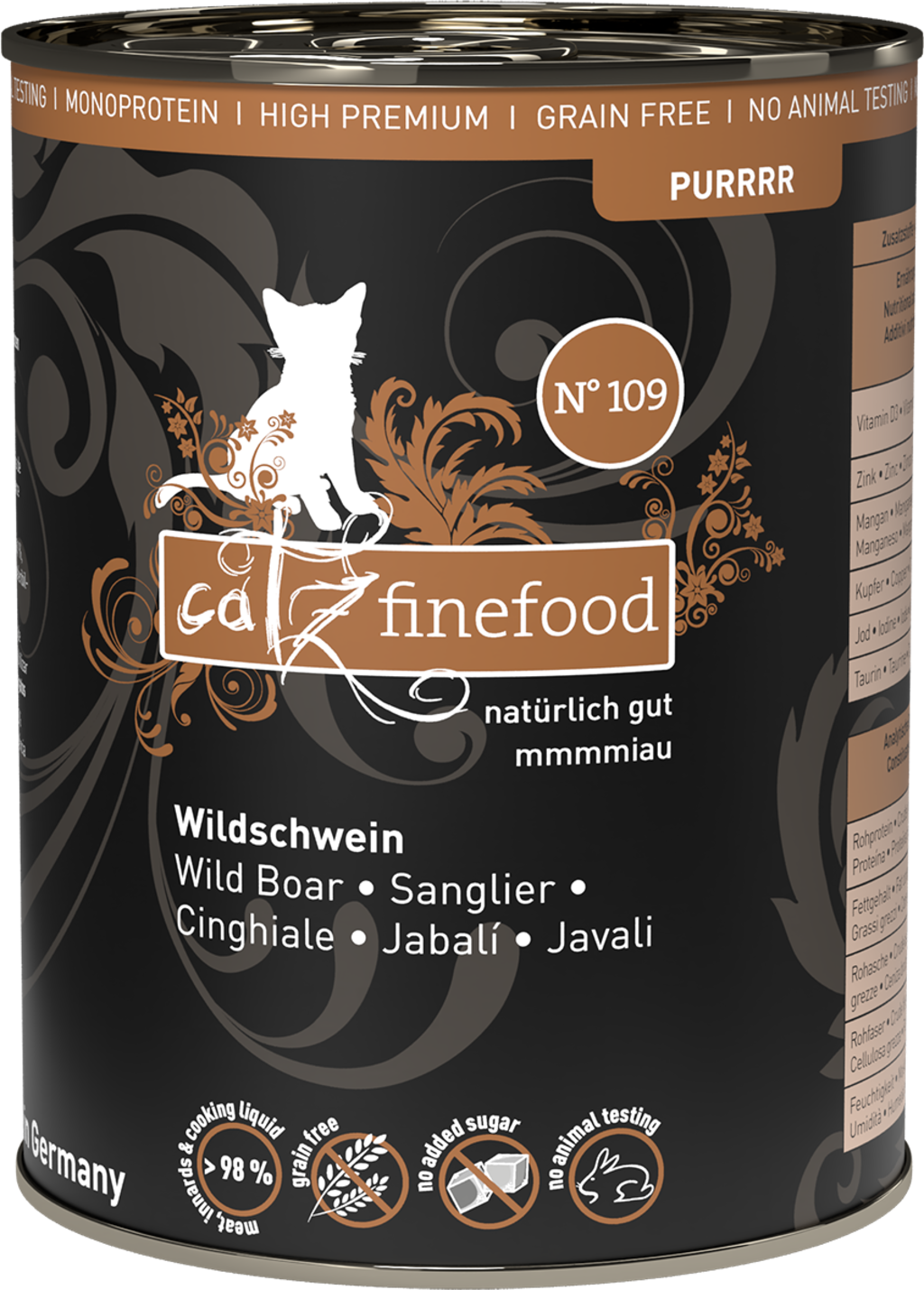 catz finefood Purrrr No. 109 Wildschwein - 400 g