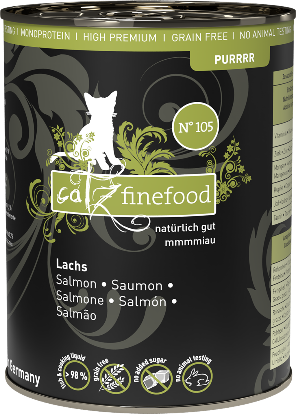 catz finefood Purrrr No. 105 Lachs - 375 g