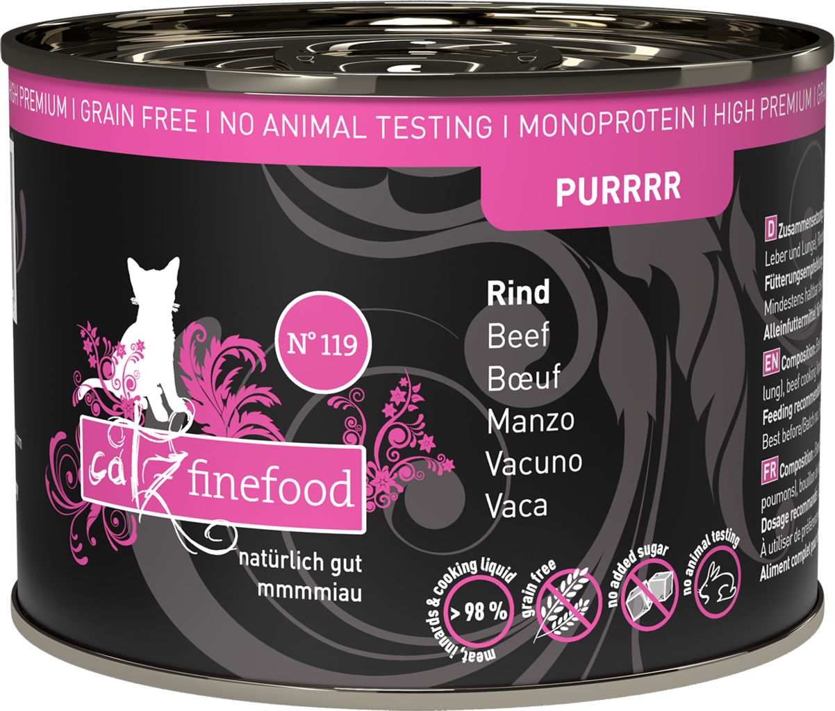 catz finefood Purrrr No. 119 Rind