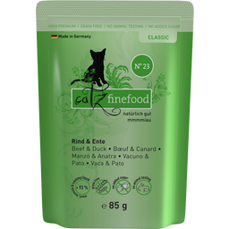 catz finefood Classic No. 23 Manzo e Anatra - Pouch - 85 g