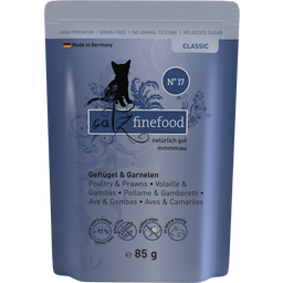 catz finefood Classic No. 17 Pollame e Gamberi - Pouch - 85 g