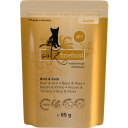 catz finefood Classic No. 07 Rind und Kalb Pouch - 85 g