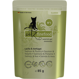 catz finefood Classic No. 05 Lachs und Geflügel Pouch - 85 g