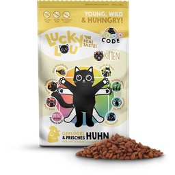 Lucky Lou Food Code Kitten - Pollame e Pollo - 750 g