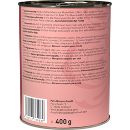 dogz finefood Pasja hrana Classic No. 02 - Govedina - 400 g