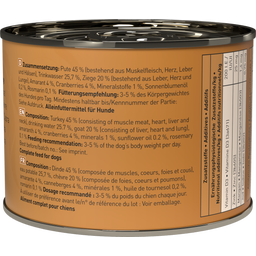 dogz finefood Classic No. 08 Tacchino e Capra - 200 g
