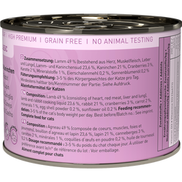 catz finefood Classic No. 11 Lamm und Kaninchen - 200 g