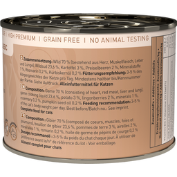 catz finefood Mačja hrana Classic No. 09 - divjačina - 200 g