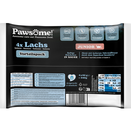 Pawsome! Junior Lachs - 4 x 85 g
