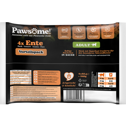 Pawsome! Adult Anatra - 4 x 85 g