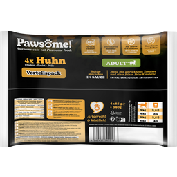 Pawsome! Adult Huhn - 4 x 85 g