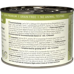 catz finefood Classic Kitten No.05 Lachs und Geflügel - 200 g