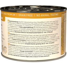 catz finefood Classic Kitten No.07 Rind und Kalb - 200 g