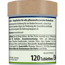 Tetra Pleco Tabletten - 120 Tabletten
