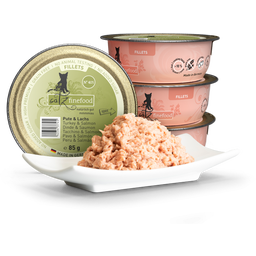 catz finefood Fillets N°405 Pute, Huhn und Lachs - 85 g