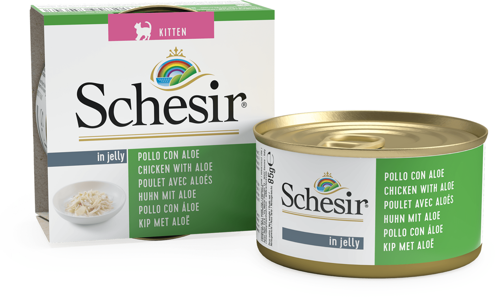 Schesir Dose Kitten - Hühnerfilet und Aloe