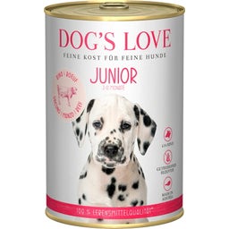 DOG'S LOVE Junior kutyatáp - Marha - 400 g