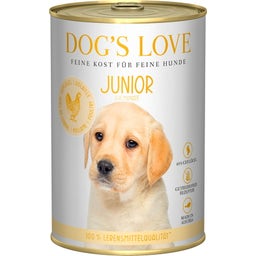 DOG'S LOVE Junior kutyatáp - Baromfi - 400 g
