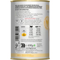DOG'S LOVE Junior kutyatáp - Baromfi - 400 g