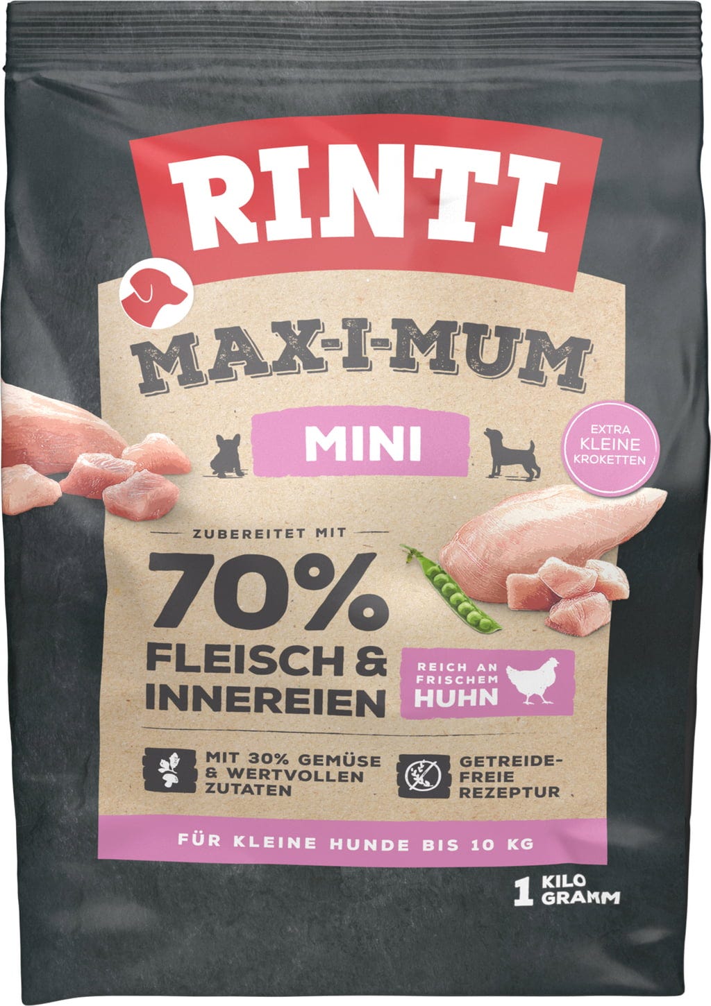 Rinti Max-i-mum grainfree 1kg - MINI Huhn