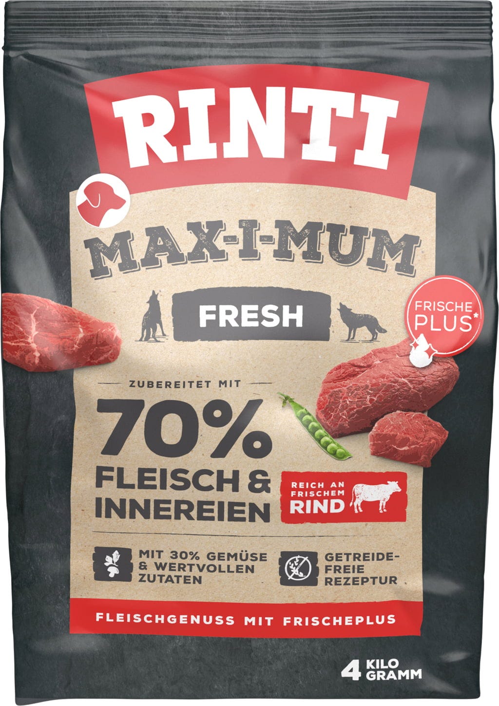 Rinti Max-i-mum grainfree 4kg - Rind