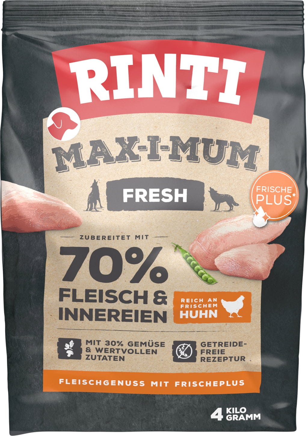 Rinti Max-i-mum grainfree 4kg - Huhn